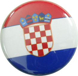 Croatia flag button